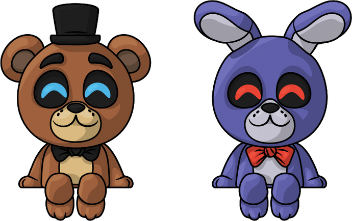 Freddy and Bonnie FNAF Youtooz Collectibles