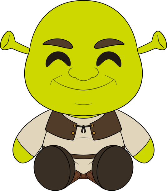 Shrek Sit Plush (9in) Shrek Youtooz Collectibles