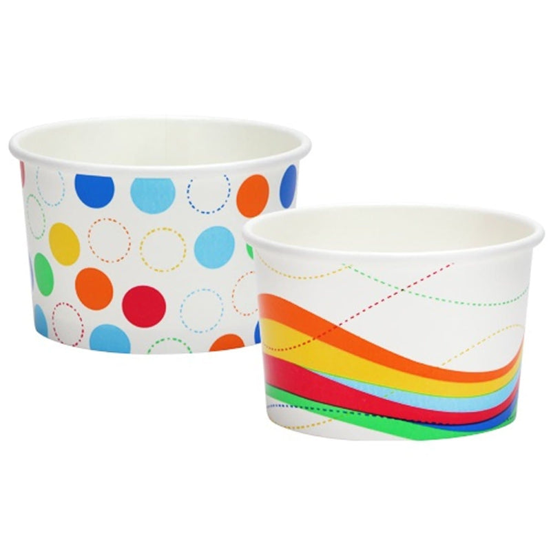 Load image into Gallery viewer, 8 oz. Ice Cream Cups Cups Party Dimensions
