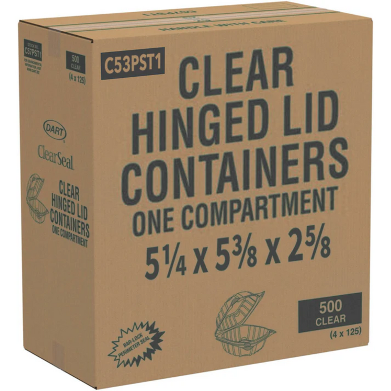 Load image into Gallery viewer, *WHOLESALE* DART Model # C53PST1| ClearSeal Hinged Lid Container | 500 ct/case Salad Containers Dart
