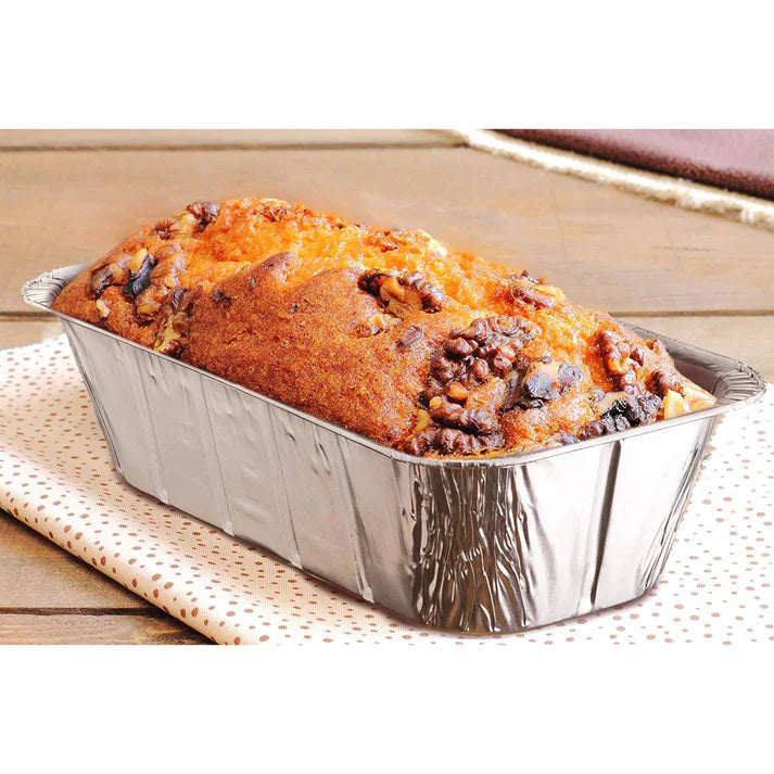 Load image into Gallery viewer, Disposable ALUMINUM LID FOR 5 LB LOAF BAKING PAN 12.5&quot; X 6.5&quot; Disposable VeZee
