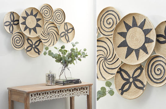 HUGE Basket Inspired Metal Wall Art General UMA