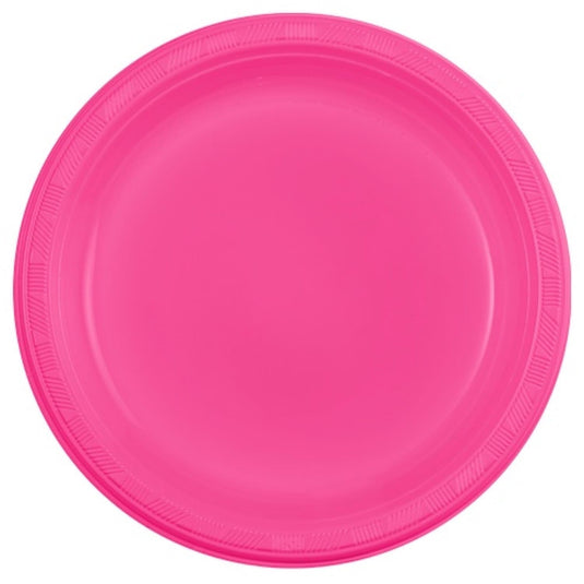 SALE Hanna K. Signature Plastic Plates Hot Pink 10" 50 count Hanna K Signature