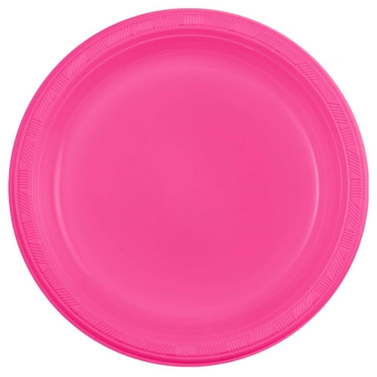 SALE Hanna K. Signature Plastic Plates Hot Pink 7" 50 count Hanna K Signature