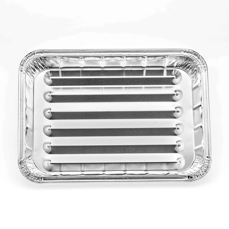 Load image into Gallery viewer, Large Broiler Disposable Aluminum Baking Pan Disposable VeZee
