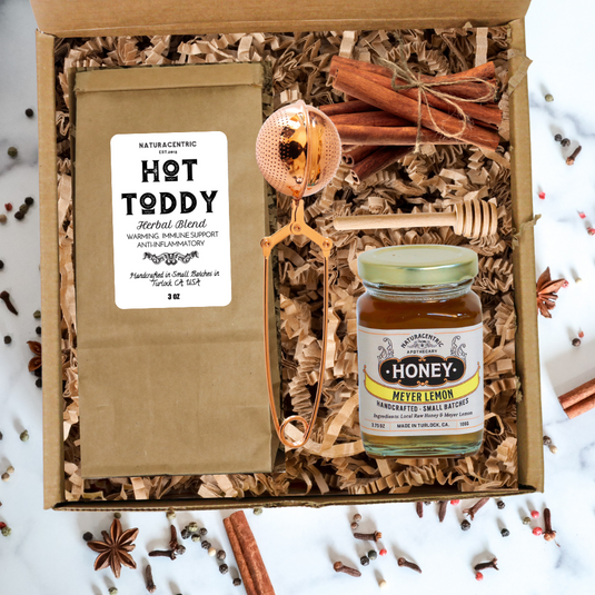 Hot Toddy Kit in Flat Mailer Box Gift Set Gift Naturacentric