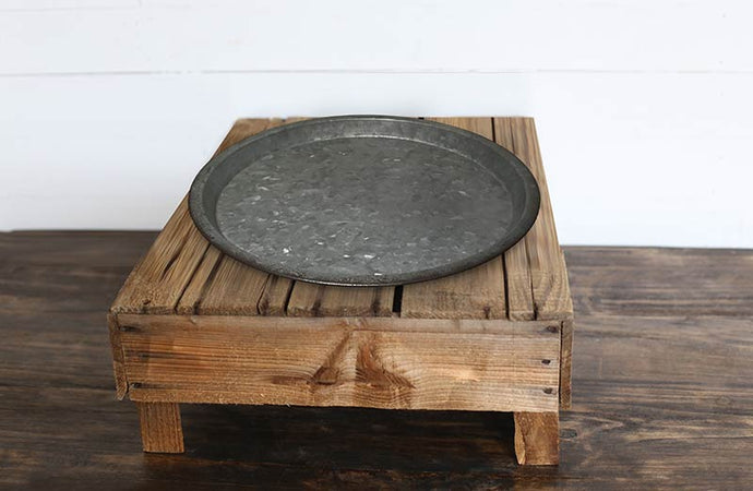 Antique Inspired Galvanized Tray General DCI