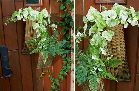 Rattan Wall Baskets, Set of 2 General MEL