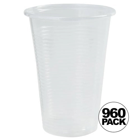 *WHOLESALE* 9 oz - Disposable - Clear - Everyday Cups | 960 ct. Cups VeZee