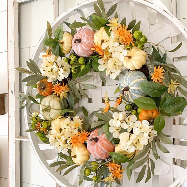 Autumn Harvest Pumpkin Wreath Whats trending ABH