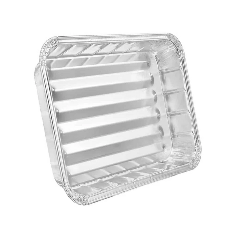 Load image into Gallery viewer, Large Broiler Disposable Aluminum Baking Pan Disposable VeZee
