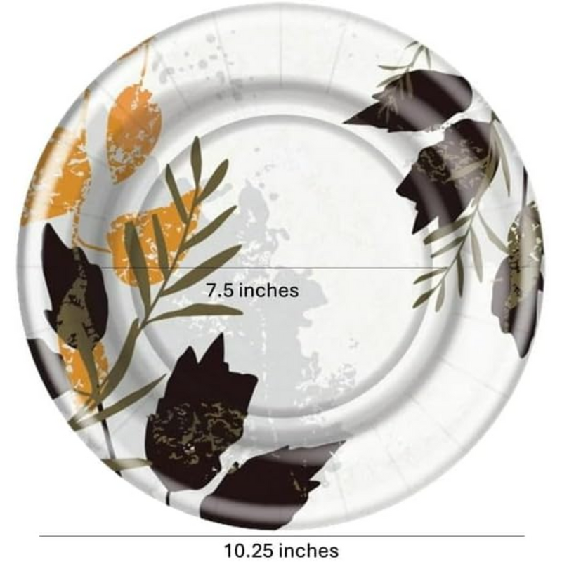 Load image into Gallery viewer, Leafy Canopy 10.25&quot; Dinner Paper Plates Disposable Plates VeZee
