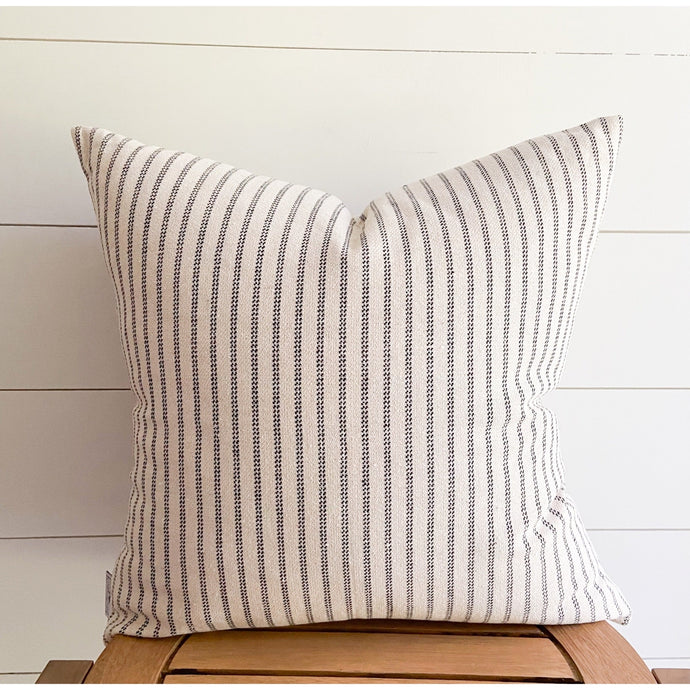 The Amelia woven pillow cover 18x18 inch- High End Textured Fabric Gift Cotton and Crate