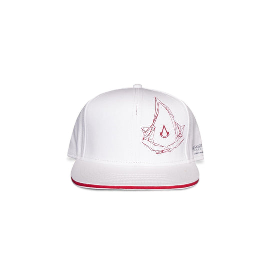 Assassin's Creed - White and Red Logo - Snapback Cap Accessories Difuzed