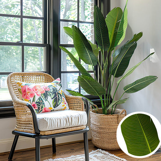 63 Inch Faux Indoor Potted Banana Tree Whats trending SAF