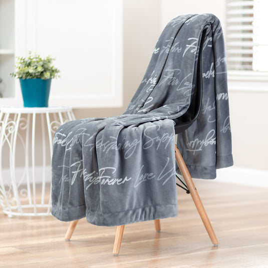 Best Friend Sherpa Gift Throw Blanket Collective Chanasya