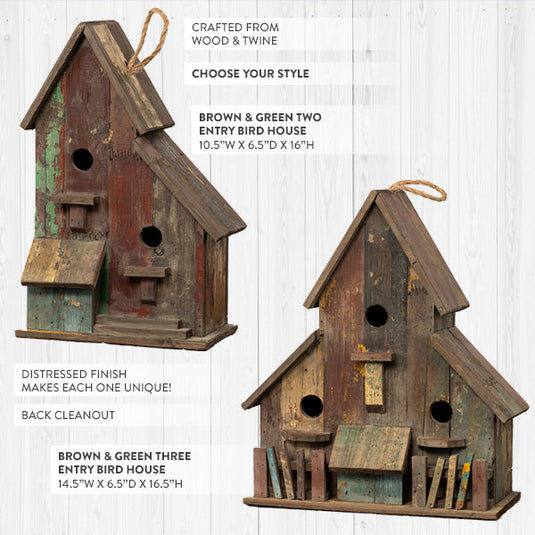 Time Worn Rustic Bird House, Choose Your Style Whats trending RH