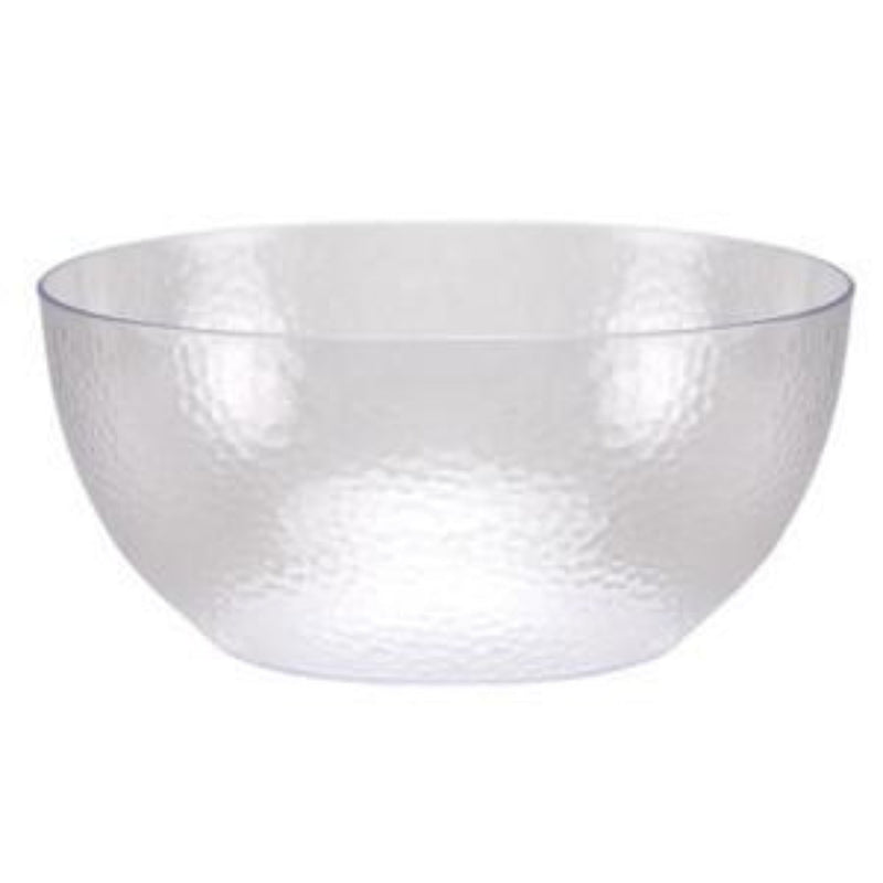 Load image into Gallery viewer, Pebbled Heavy Weight Plastic Bowl Clear 140oz Tablesettings Lillian
