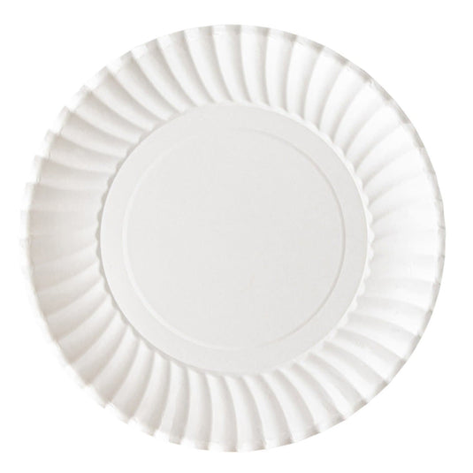 Dinner Collection Paper Lunch Plates 7" Disposable Plates Blue Sky