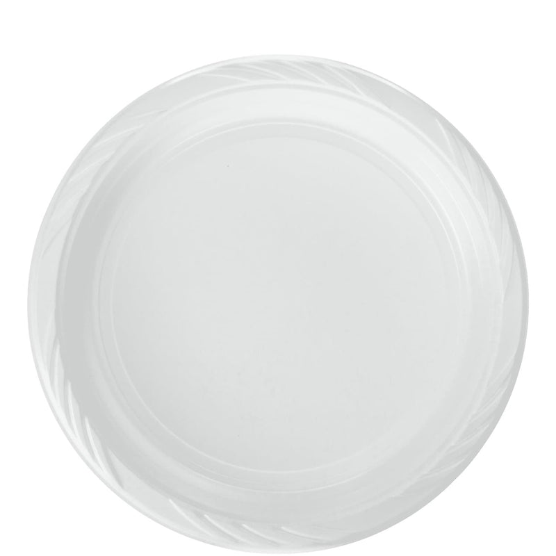 Load image into Gallery viewer, *WHOLESALE* 9&quot; - Disposable - Lightweight - White - Dinner Plates | 400 ct. Blue Sky
