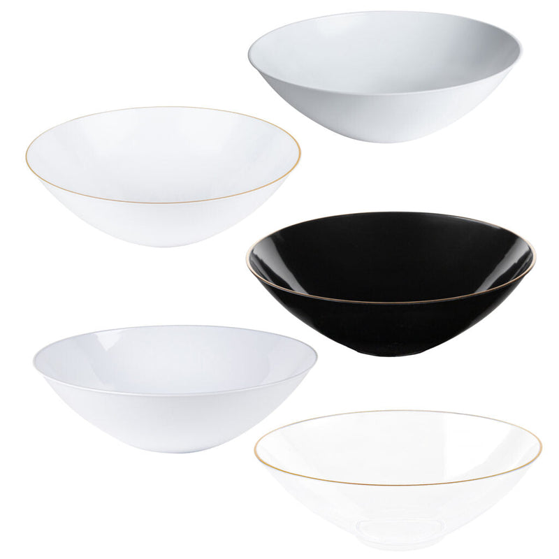 Load image into Gallery viewer, Organic Full White Rim Bowls 16 oz Bowls Blue Sky
