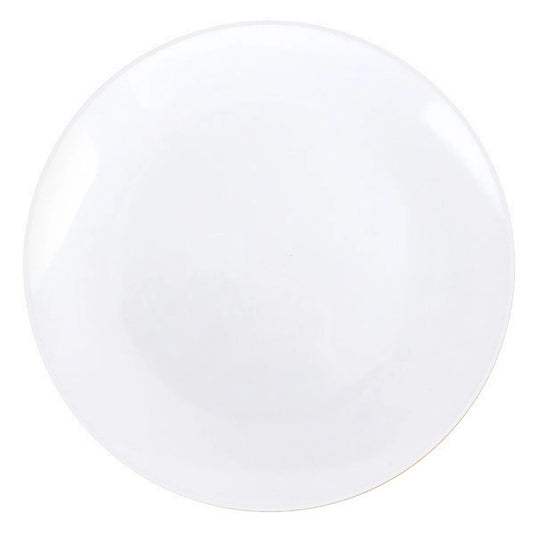 Organic Collection Dinner Plate White Tableware Package Disposable Plates Decorline