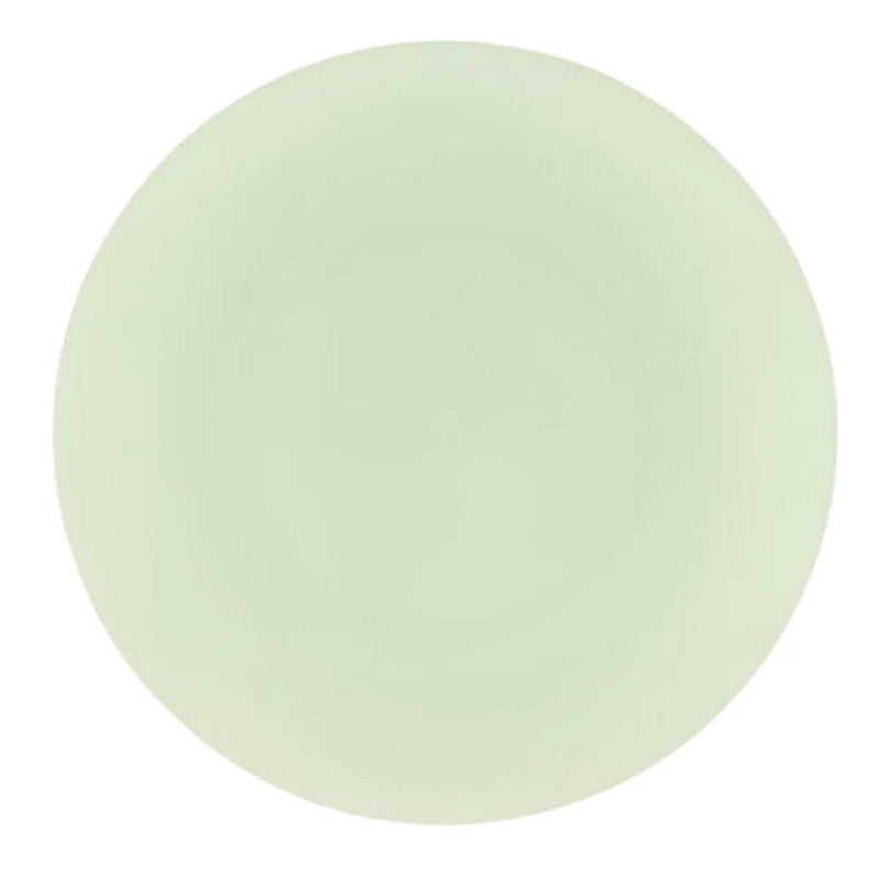 Load image into Gallery viewer, Combo set 10.25in. &amp; 7.5in. Mint Green Tulip Round Plastic Dinnerware Set Elegant Plates Blue Sky
