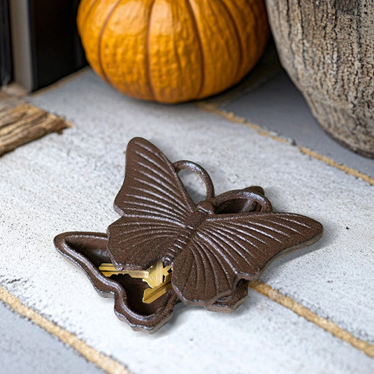 Cast Iron Butterfly Key Hider General KAL