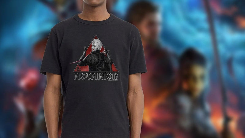 Load image into Gallery viewer, Baldur&#39;s Gate 3 - Astarion Hero Shot - T-Shirt Apparel Fifth Sun
