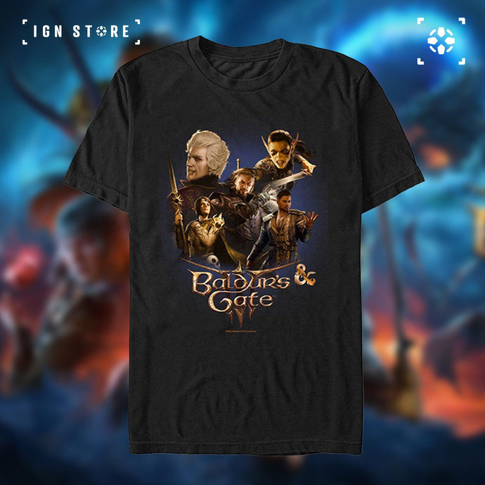 Baldur's Gate 3 - Baldur's Squad Collage - T-Shirt Apparel Fifth Sun