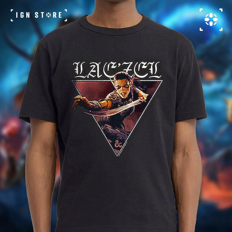 Load image into Gallery viewer, Baldur&#39;s Gate 3 - Lae&#39;zel Hero Shot - T-Shirt Apparel Fifth Sun
