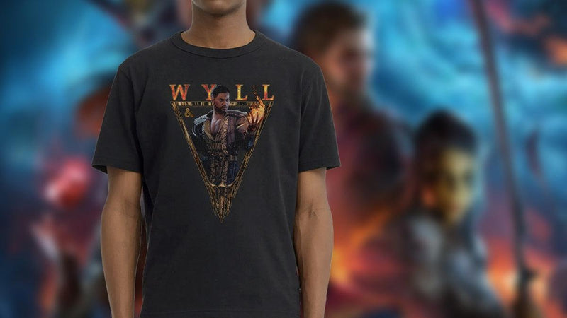 Load image into Gallery viewer, Baldur&#39;s Gate 3 - Wyll Or Way - T-Shirt Apparel Fifth Sun
