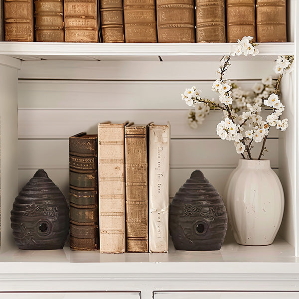 Black Beehive Decorative Bookends Set Whats trending TP