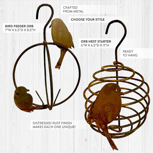 Load image into Gallery viewer, Winged Retreats Hanging Bird Feeder or Nest Starter, Choose Your Style Shop CIMA
