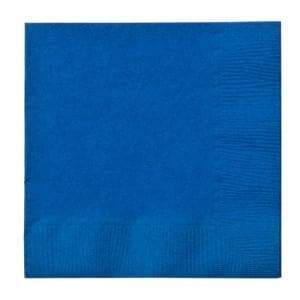 Blue Beverage Napkins Napkins Party Dimensions