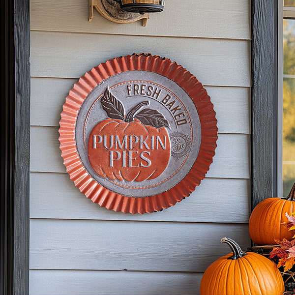 Pumpkin Pies Bottle Cap Sign General CT