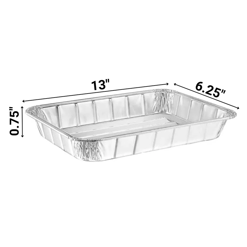 Load image into Gallery viewer, *WHOLESALE* Large Broiler Disposable Aluminum Baking Pan: 200 Count Broiler Pan VeZee
