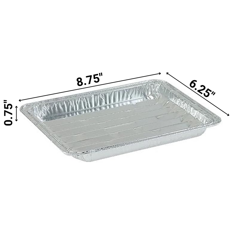 Load image into Gallery viewer, *WHOLESALE* Mini Broiler Disposable Aluminum Baking Pan: 500 Count Broiler Pans VeZee
