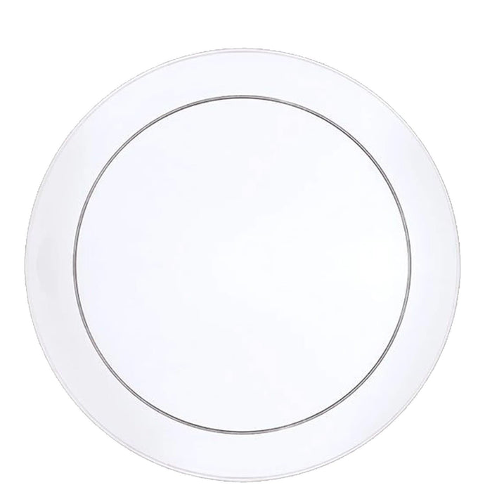 BULK' Buffet Heavy Weight Plastic Plate Clear 9