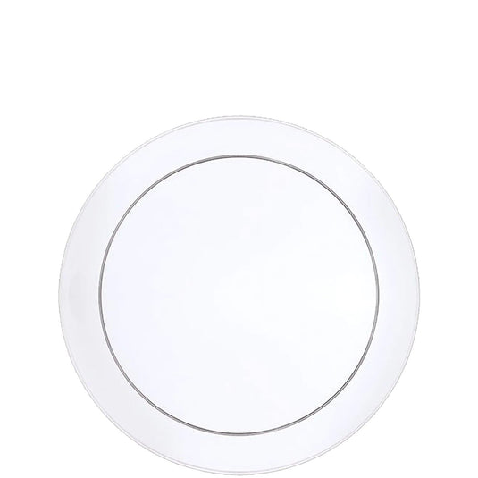 BULK Buffet Heavyweight plastic Plate Clear 6" Disposable Plates Hanna K Signature