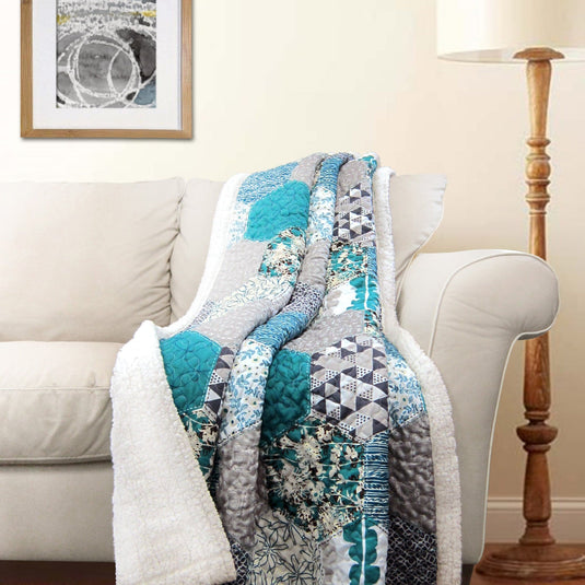 Briley Throw Sherpa Collective LushDecor