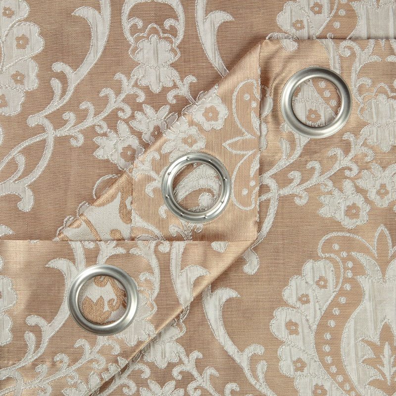 Load image into Gallery viewer, Damask Jacquard Grommet Curtains Collective Chanasya
