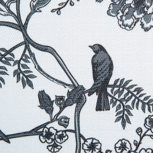 Faux Linen Toile Room Darkening Curtains Collective Chanasya