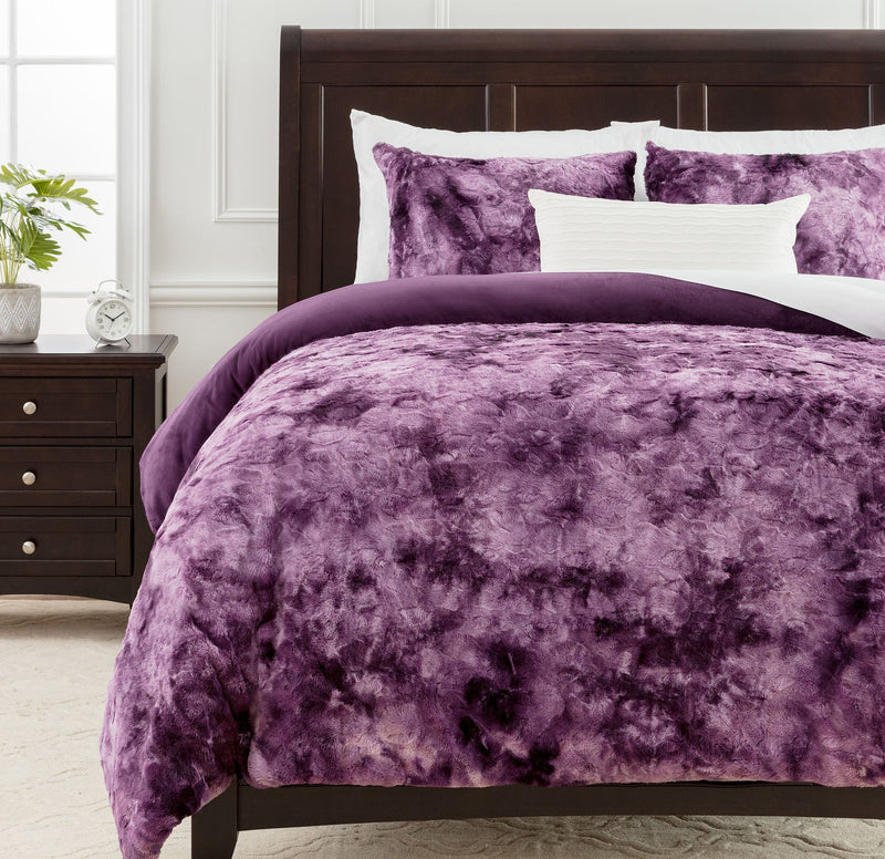 Load image into Gallery viewer, Wolf Faux Fur Duvet Cover Set Collective Chanasya
