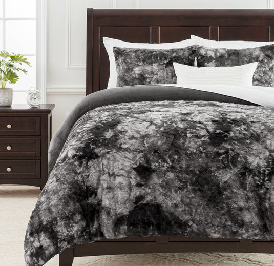 Wolf Faux Fur Duvet Cover Set Collective Chanasya