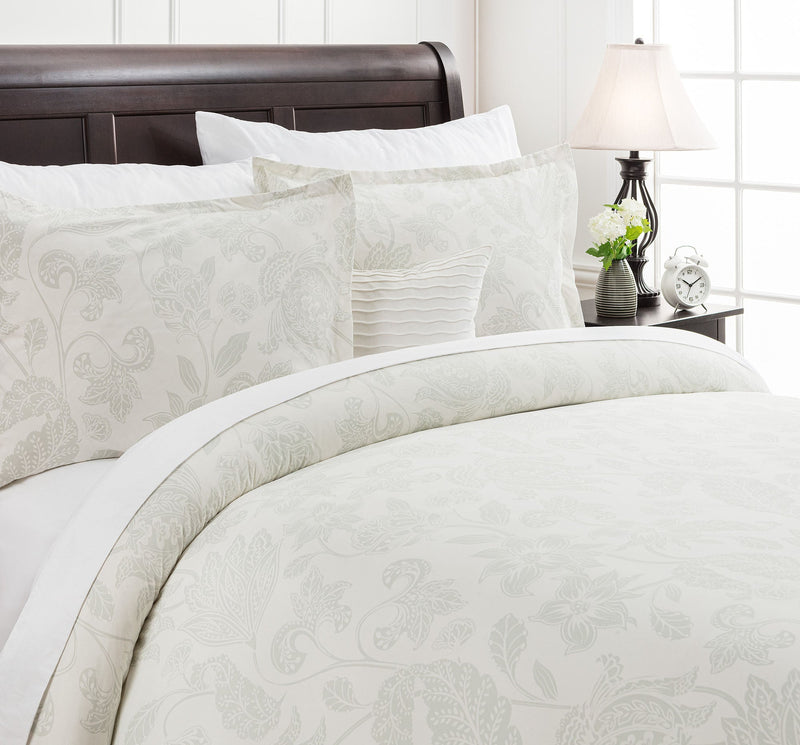 Load image into Gallery viewer, Paisley Sage Duvet Cover Set Collective Chanasya
