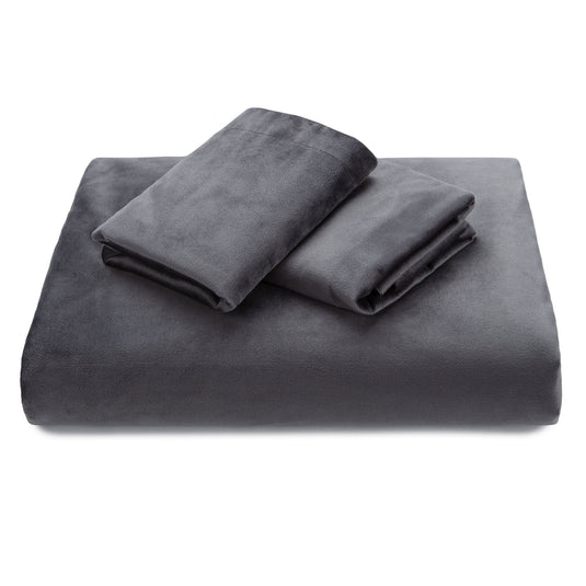 Velour Velvet Duvet Cover Set Collective Chanasya