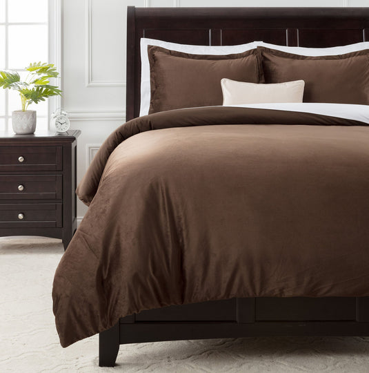 Velour Velvet Duvet Cover Set