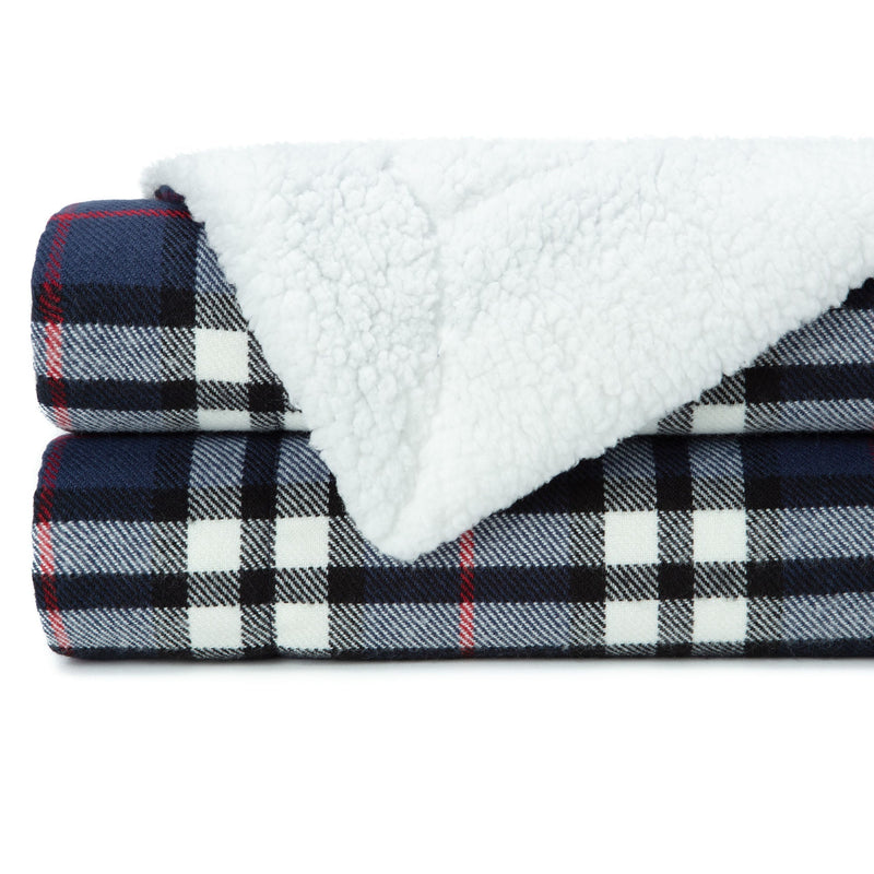 Load image into Gallery viewer, Best Dad Ever Plaid Throw Blanket Gift Chanasya
