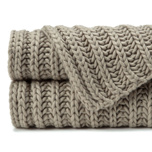 Chunky Knit Throw Blanket Collective Chanasya